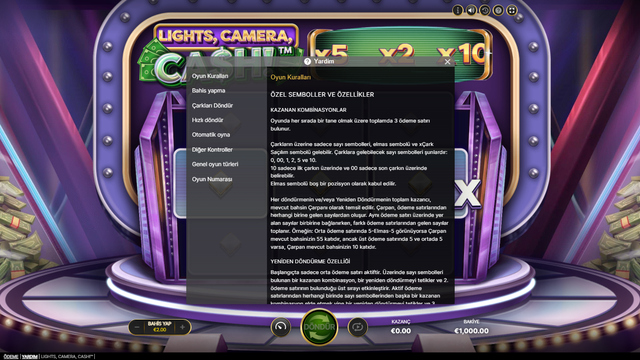 lights-camera-cash-semboller